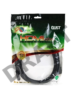 Кабель HDMI 19M/M ver 2.0, 3М, 2 фильтра  Aopen <ACG711D-3M>     