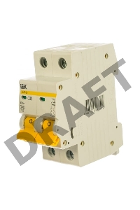 Выключатель автоматический модульный 2п C 32А 4.5кА ВА47-29 ИЭК MVA20-2-032-C