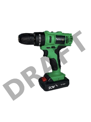 Дрель аккумуляторная ударная Zitrek Crusher 21-Li { 20В, Li-ion аккум. 2шт, ЗУ, кейс, бита } [063-4055]