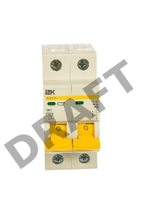 Выключатель автоматический модульный 2п C 32А 4.5кА ВА47-29 ИЭК MVA20-2-032-C