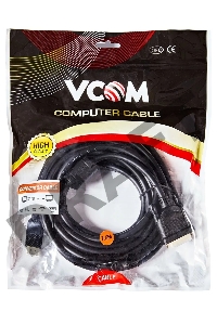 Кабель HDMI AM/DVI(24+1)M, 7.5м, CU, 1080P@60Hz, 2F, VCOM <CG484GD-7.5M>