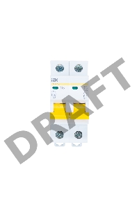 Выключатель автоматический модульный 2п C 16А 4.5кА ВА47-29 ИЭК MVA20-2-016-C