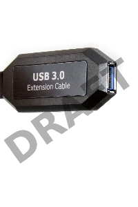 Кабель-адаптер USB3.0-repeater, удлинительный активный <Am-->Af> 10м VCOM <CU827>