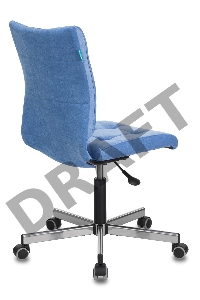 Кресло Бюрократ CH-330M/VELV86 голубой Velvet 86 крестовина металл