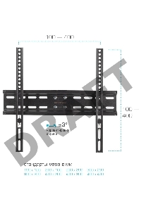 Кронштейн для телевизора Arm Media LCD-413 черный 26
