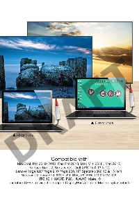 Адаптер USB-C TO DP CU422MB VCOM