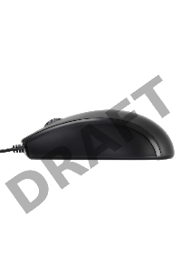 Мышь Oklick 325M черный оптическая (1000dpi) USB (2but)