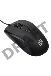 Мышь Oklick 325M черный оптическая (1000dpi) USB (2but)