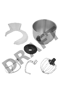 Миксер стационарный Kitfort КТ-1337-1 600Вт красный/серебристый