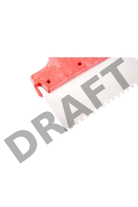 Шпатель зубчатый Hammer Flex  238-028 нерж. сталь 150 мм, 4*4 мм