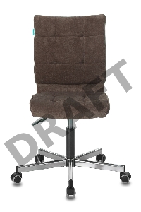 Кресло Бюрократ CH-330M/LT-10 без подлокотников темно-коричневый Light 10 крестовина металл