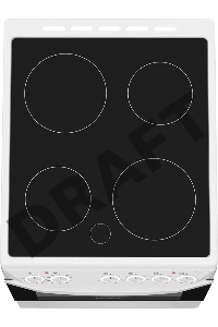 Плита Электрическая Darina 1D5 EC241 614 W белый