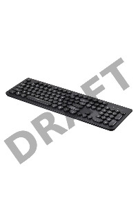 Клавиатура Oklick 400MR черный USB slim Multimedia