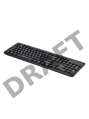 Клавиатура Oklick 400MR черный USB slim Multimedia