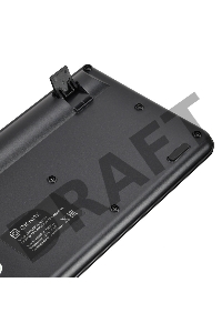 Клавиатура Oklick 400MR черный USB slim Multimedia