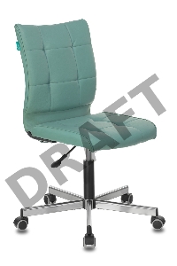 Кресло Бюрократ CH-330M/GREY без подлокотников серый Linkoln искусственная кожа крестовина металл