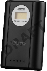 Погодная станция Buro H209G серебристый/черный