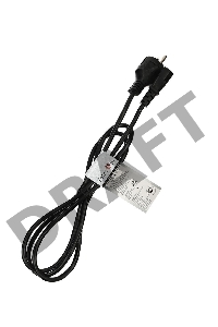 Кабель компьютер-розетка 220V EURO VDE 3G*1.0mm2 медь TELECOM TE021-CU 1,8м