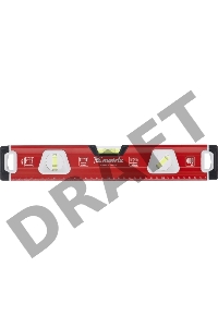 MATRIX Уровень алюминиевый, магнит фрезерованный, 3 глазка 400 мм 34730