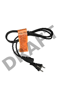 Кабель компьютер - розетка 220V (EURO) 1.8м, 3G 0,75mm медь, Telecom