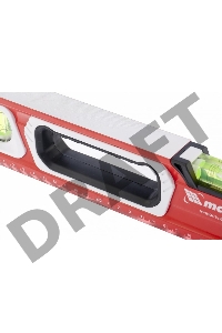 MATRIX Уровень алюминиевый, магнит фрезеров 3 глазка 2 комп, рукоятки, 2000 мм 34736