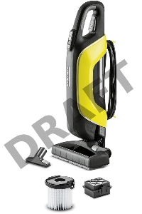 Пылесос-электровеник KARCHER VC 5 *EU-I, 1700Вт, черный/желтый