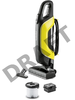 Пылесос-электровеник KARCHER VC 5 *EU-I, 1700Вт, черный/желтый