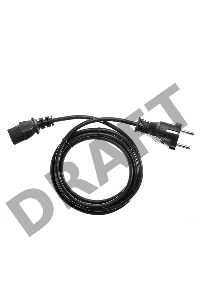 Кабель компьютер - розетка 1.8m 220V (Европейский стандарт) VCOM/TELECOM