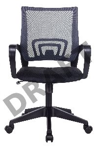 Кресло Бюрократ CH-695N/DG/TW-11 спинка сетка серый TW-04 сиденье черный TW-11