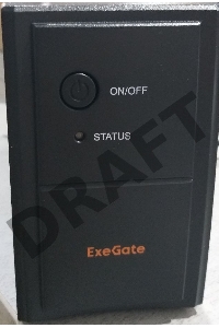 (Из ремонта, рабочий, гарантия 7 дней) Источник бесперебойного питания ExeGate EP244541RUS Power Back BNB-400<400VA, Black, 2 евророзетки>