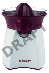 Соковыжималка цитрусовая Scarlett  SC-JE50C07 25Вт рез.сок.:700мл. белый/красный
