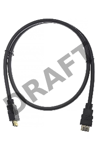 Кабель AOpen/Qust Кабель HDMI 19M/M 1.4V+3D/Ethernet (ACG511-1M) 1m, позолоченные контакты 6938510810205
