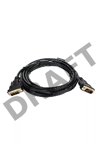 Кабель DVI-D Dual link 25M/25M, экран, феррит.кольца, 5м TV-COM  <CG441D-5m>