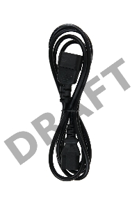 Кабель монитор - компьютер 1.8 метра 220V (UPS -> устройство) VDE 3G*0.5mm QUST(Aopen) ACE001-1.8м