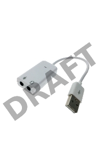 Внешняя звуковая карта USB Espada USB 2.0 (PAAU003) (43082)