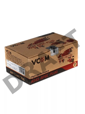 Коннекторы RJ-45 COM VNA2200-1/100 для UTP кабеля 5 кат. ( 100 шт.)