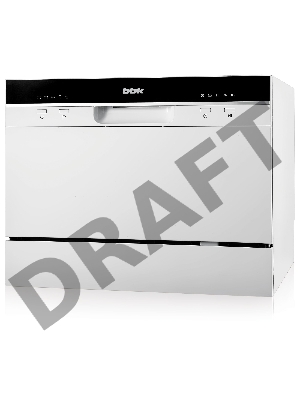 Посудомоечная машина BBK 55-DW011 белый