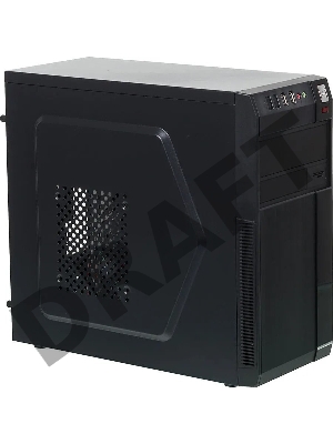 Корпус Formula FM-608 черный 450W mATX 2x120mm 2xUSB2.0 audio