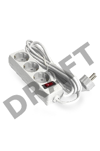 Сетевой фильтр ExeGate EX221178RUS SP-3-1.8W (3 розетки, 1.8м, евровилка, белый)