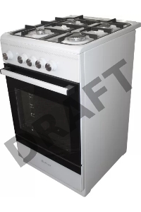 Плита Газовая De Luxe 506040.24г ЧР белый