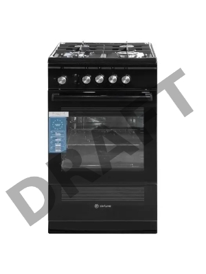 Плита Газовая De Luxe 506040.24г ЧР-001 черный