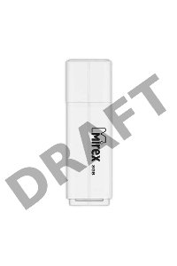 Флеш Диск 8GB Mirex Line, USB 2.0, Белый