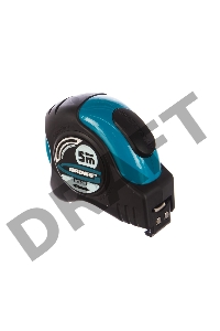 Рулетка GROSS 31112  ''schlagfest'' 5м x 19мм магн. обрез зацеп двухст. шкала нейлон покр. автомати