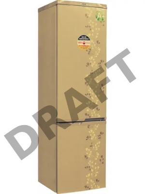 Холодильник DON R-296 ZF, золотой цветок