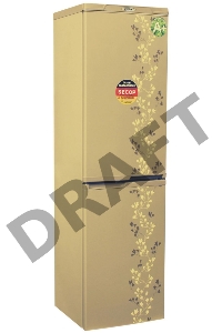 Холодильник DON R-297 ZF, золотой цветок