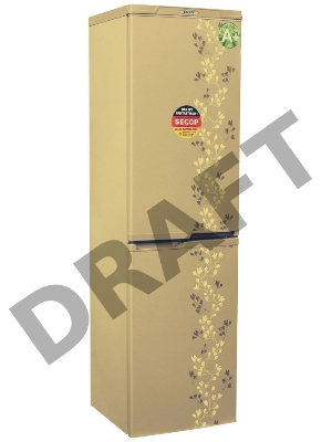 Холодильник DON R-297 ZF, золотой цветок