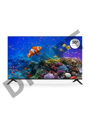 Телевизор Триколор 4K Ultra HD 50” Smart (+1 год подписки), черный