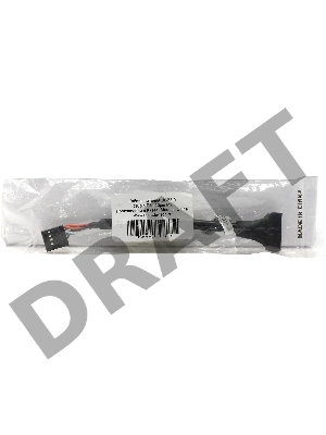 Переходник для материнской платы Espada USB 2.0 IDC 10pin/9pin female to USB 3.0 20pin/19pin male 15см, EPOW10pin20pin