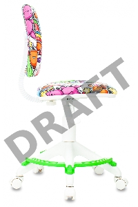 Кресло детское Бюрократ CH-W204/F мультиколор маскарад крестовина пластик подст.для ног пластик белый