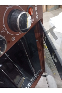 (Поврежденная упаковка, имеет повреждения, на внешней стороне дна, вмятина. На функционал не влияет) Мини-печь KRAFT KF-MO3804KR красный